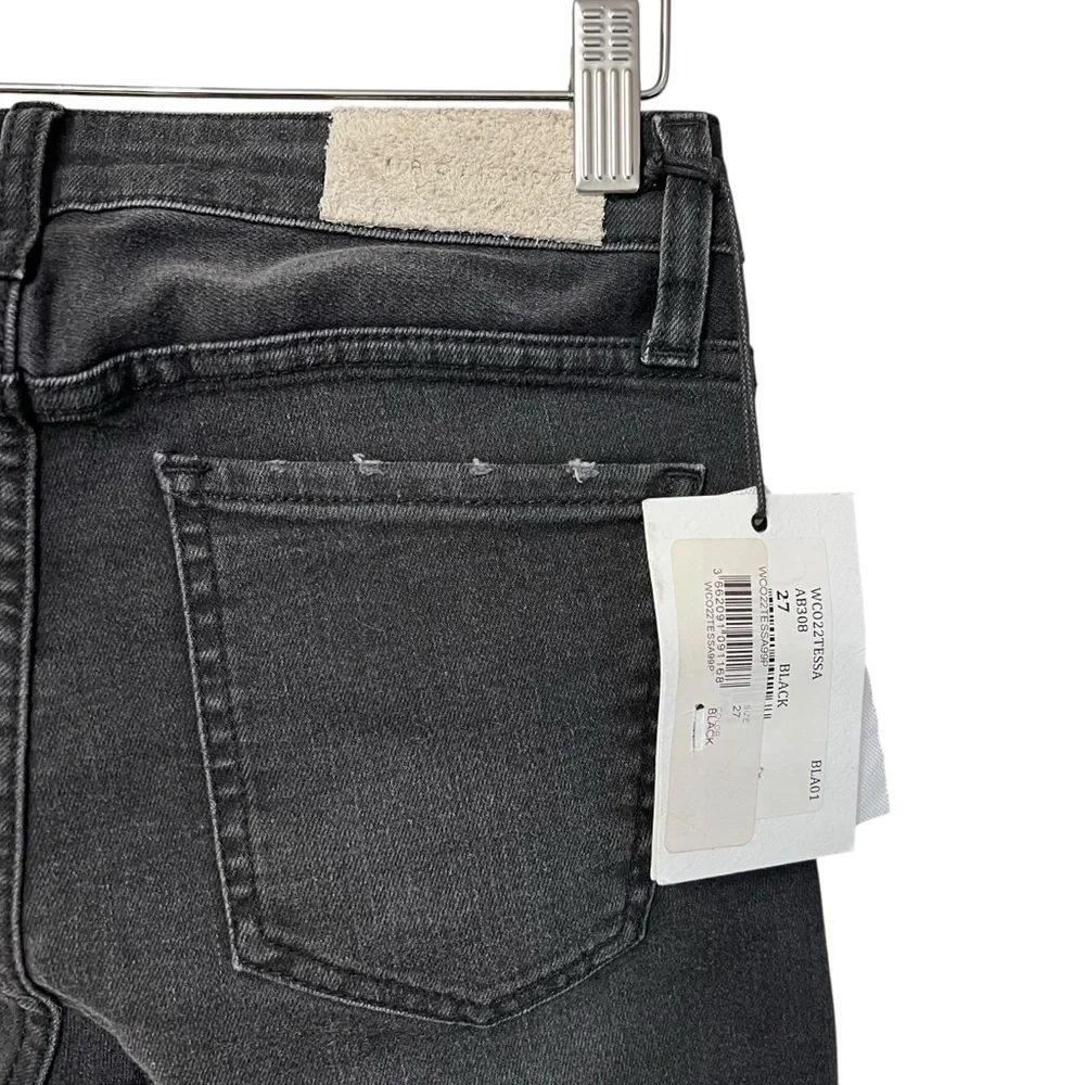 IRO Tessa Low Skinny Jeans Black Grey Wash Size 27 NWT Minimalist Contemporary